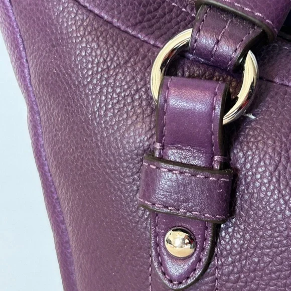 Coach Leather Alexandra Convertible Pebble Leather Tote F17566 - Picture 10 of 11